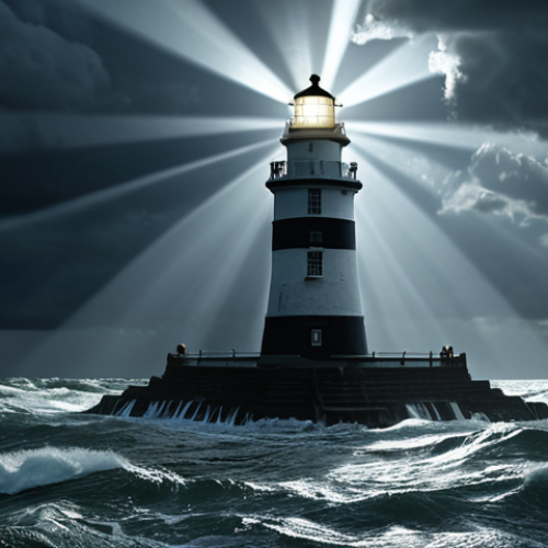 Home 11 **Image Prompt:** A lighthouse beaming brightly over a stormy sea, representing ethics guiding ships (public procurement actors) through a complex labyrinth of rules and financial stakes. Focus on contrasting light and shadow, symbolizing integrity versus temptation.