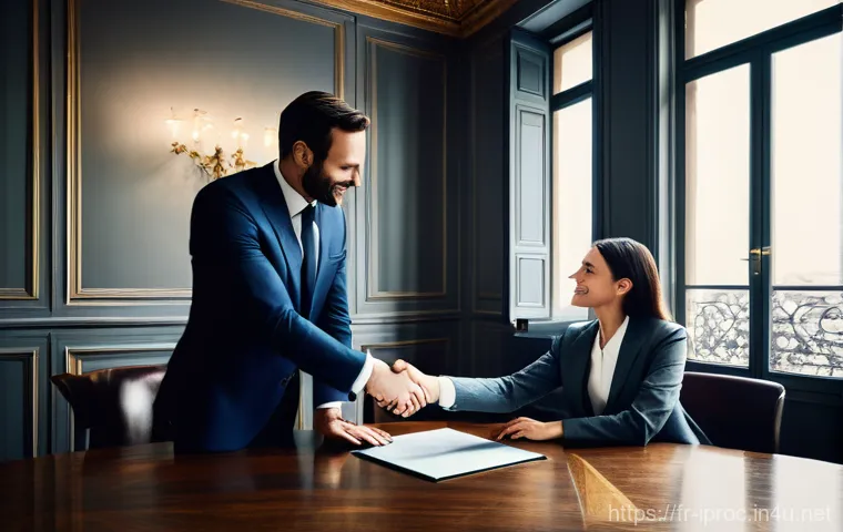 구매조달사와 계약 관리의 중요성 - Image Prompt 1: The Foundation of a Strong Partnership**