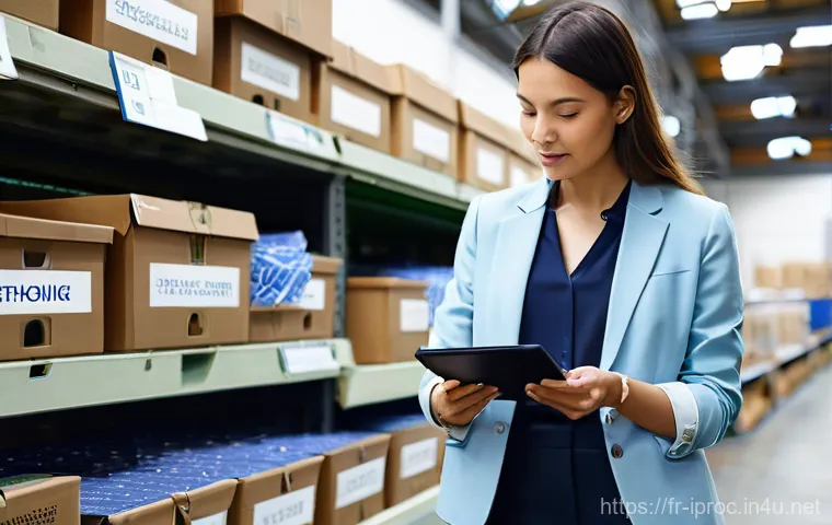 구매조달 전문가로서의 자기계발 방법 - **AI-Powered Risk Anticipation:** In a high-tech, minimalist command center office, a male "Augmente...